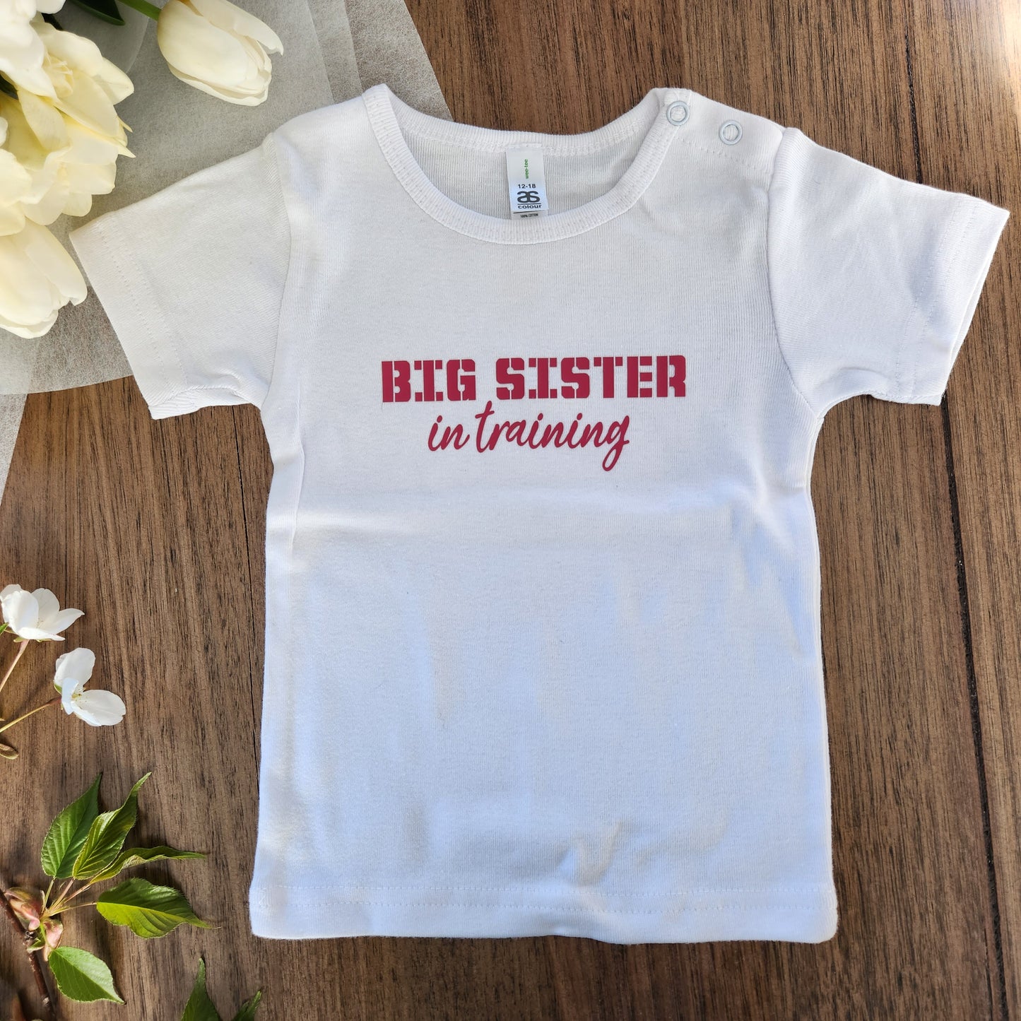 Big sister in training tee