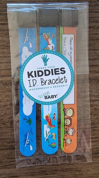 Kids ID bracelets