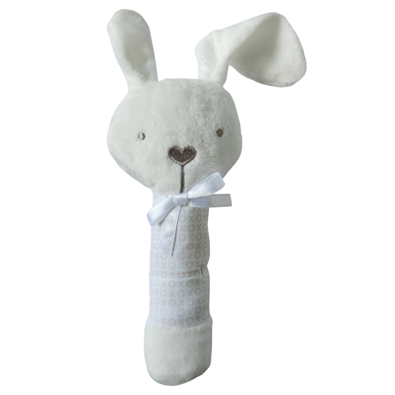 White Bunny rattle