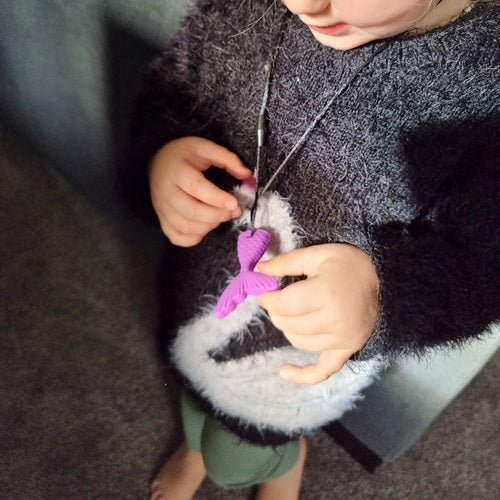 Sensory necklace - Mermaid tail