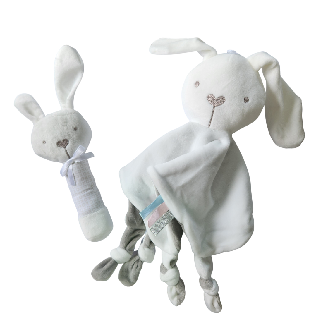 White Bunny rattle
