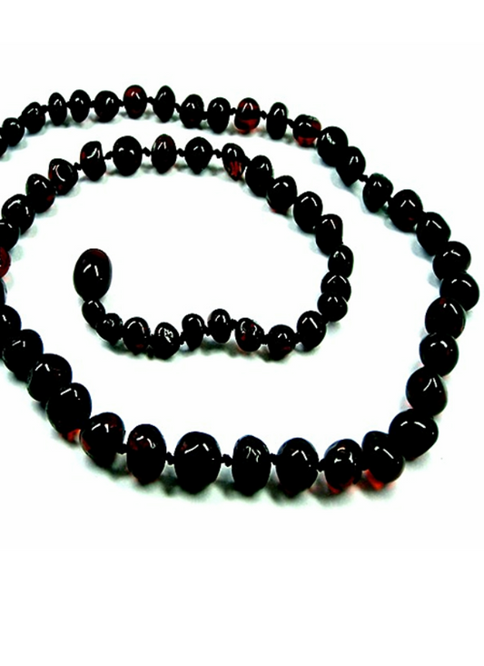 Adult amber necklace - Cherry