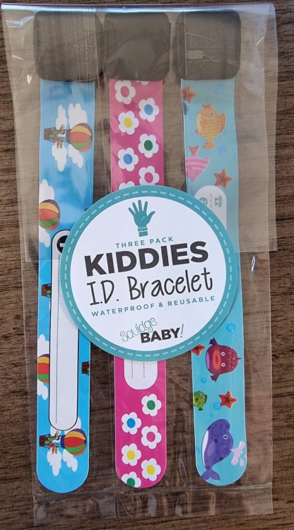 Kids ID bracelets