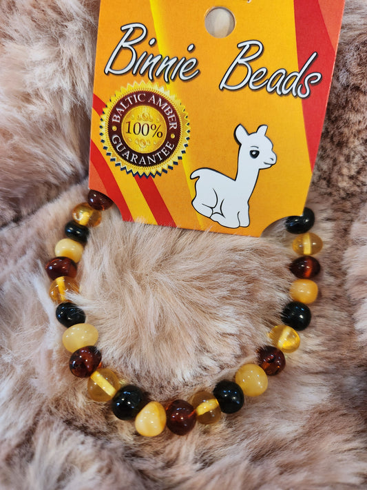 Adults Amber bracelet - Multi