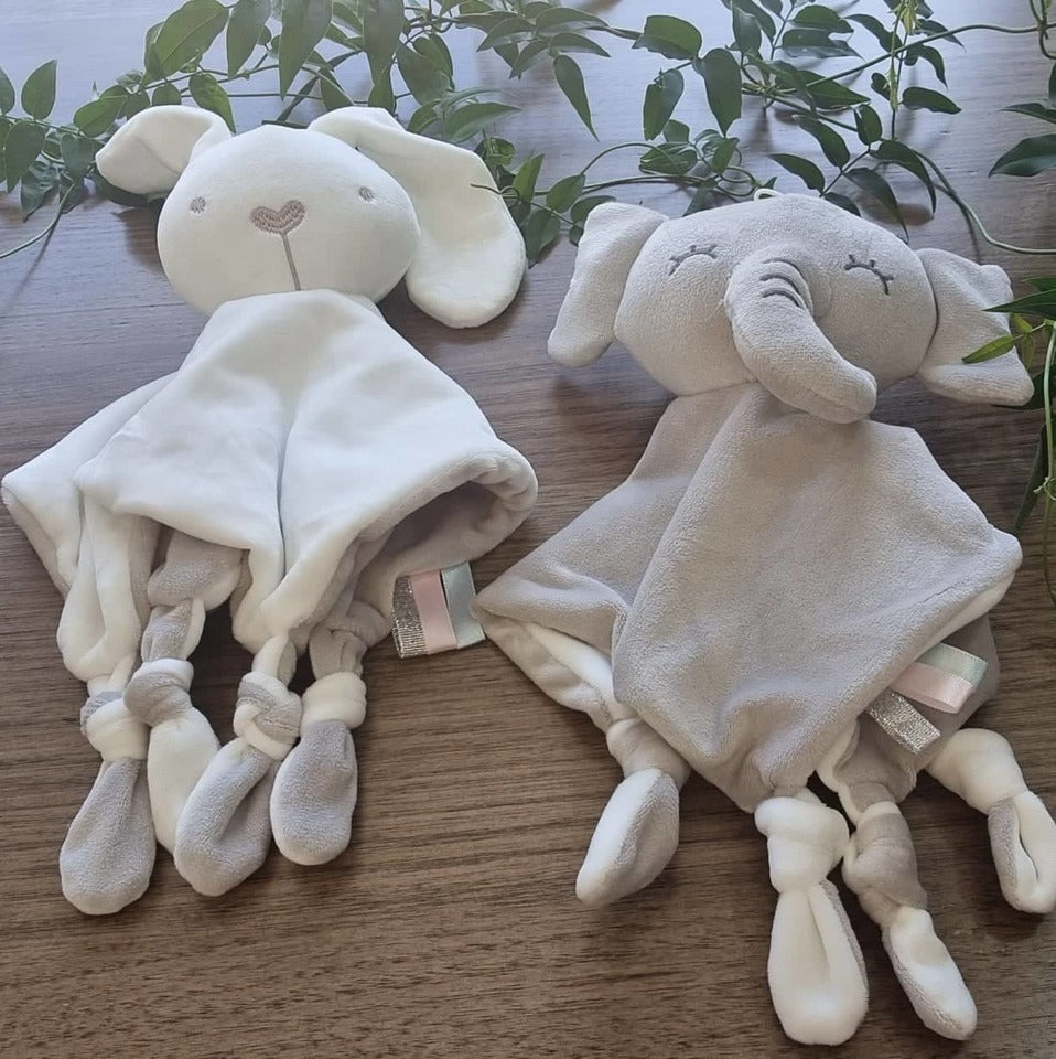 White Bunny Snuggle Blankie / Comforter