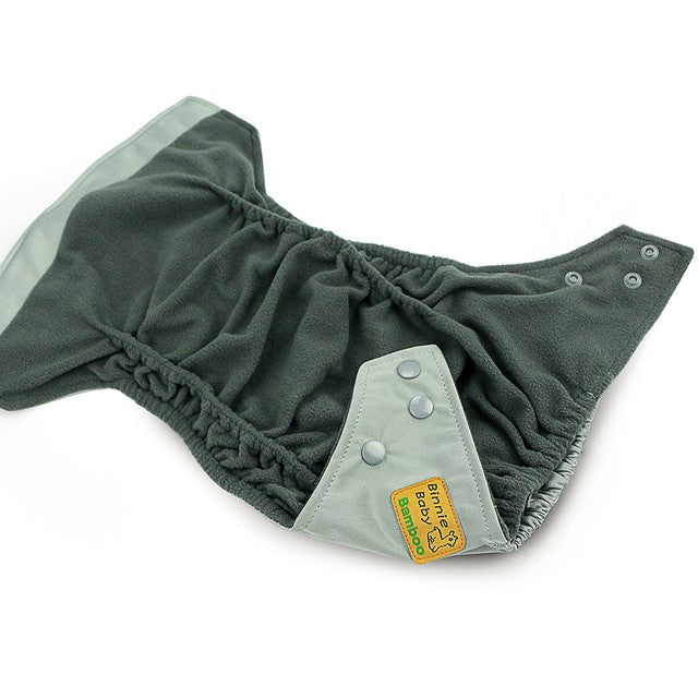 Grey Bamboo Reusable Nappy