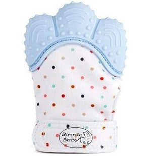 Teething mitten - Blue