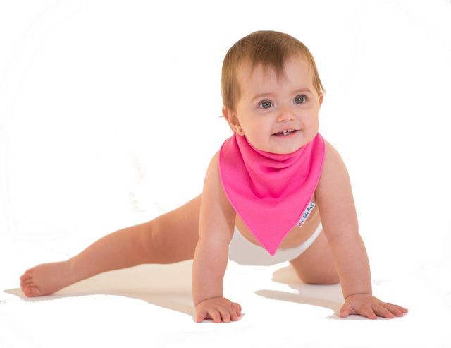 Dribble Ons Classic Bandana Bib - Fuschia