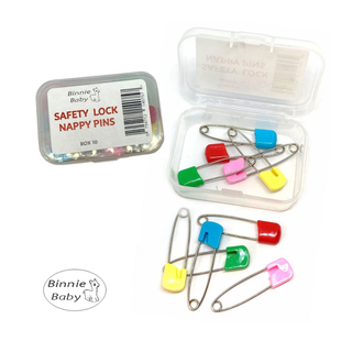 Nappy safety pins (10 pack)